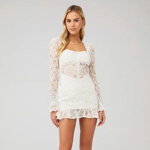 For Love and Lemons Cleo Mini Dress